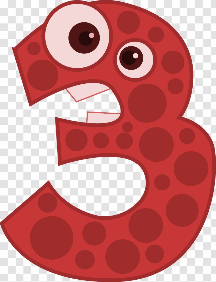 Number Sense In Animals Clip Art - Red - Graphics Transparent PNG