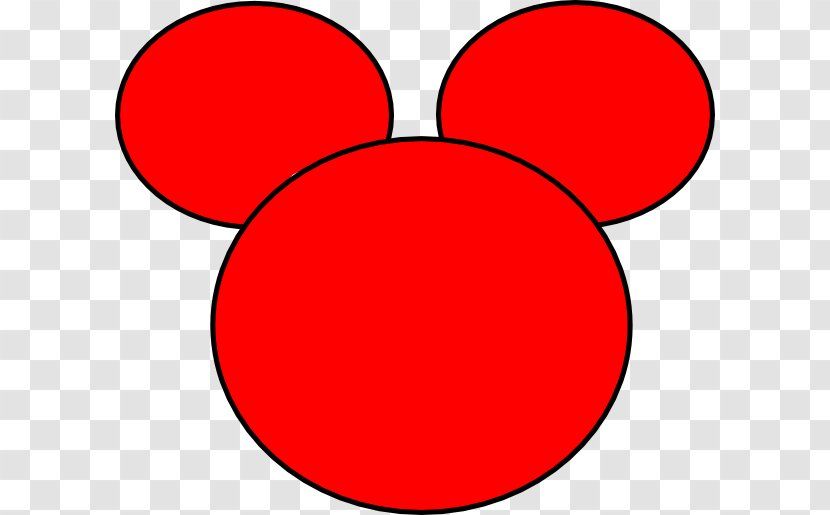 Mickey Mouse Minnie Clip Art - Template For Ears Transparent PNG