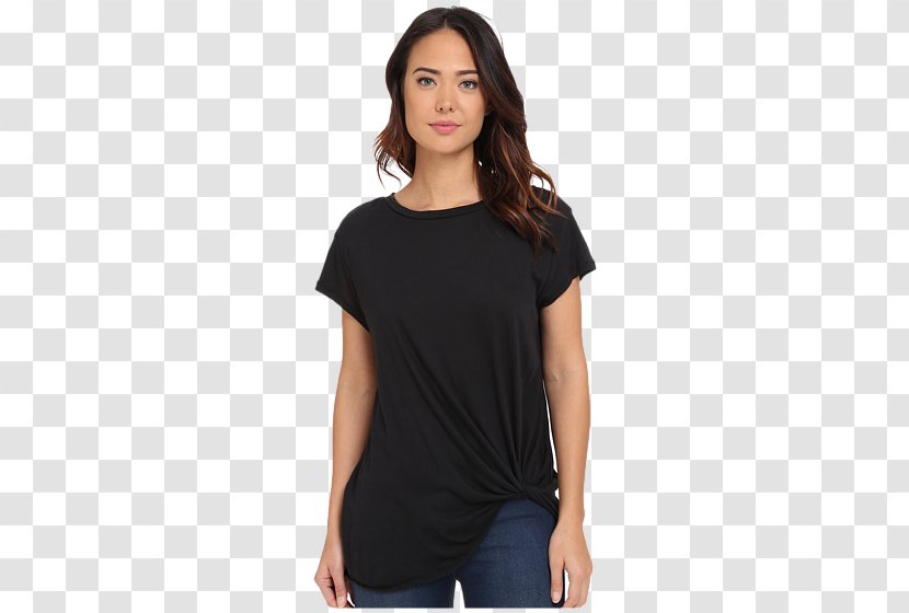 T-shirt Top Fashion Woman - Neck Transparent PNG