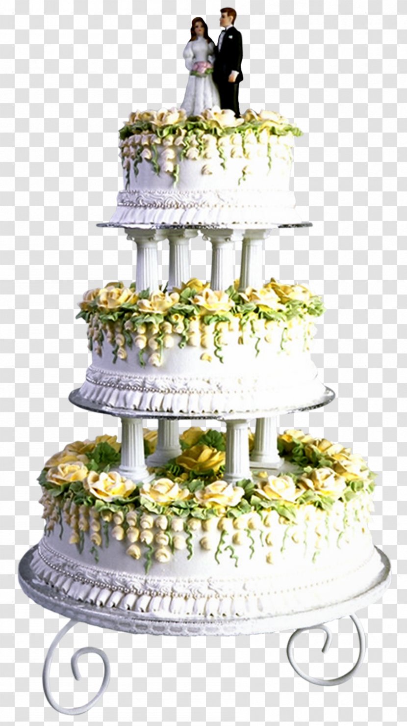 Wedding Cake Birthday Torte - Topper Transparent PNG