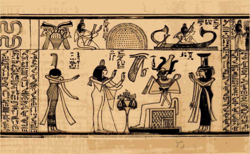 Ancient Egypt Book Of The Dead Third Intermediate Period Thebes Papyrus - Osiris - Egyptian Gods Transparent PNG