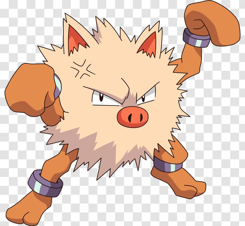 Pokémon Black 2 And White Pokemon & Platinum Primeape - Heart - Ape Transparent PNG