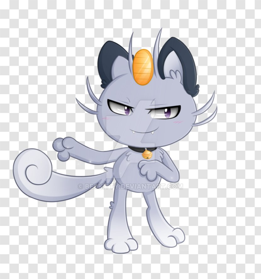 Whiskers Drawing Meowth Cat DeviantArt - Flower Transparent PNG