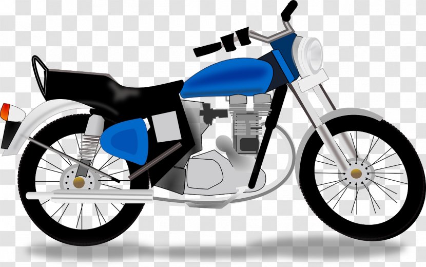 Motorcycle Harley-Davidson Chopper Clip Art - Vehicle - Bike Transparent PNG
