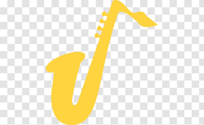 Logo Brand Cartoon Font - Silhouette - Saxophone Transparent PNG