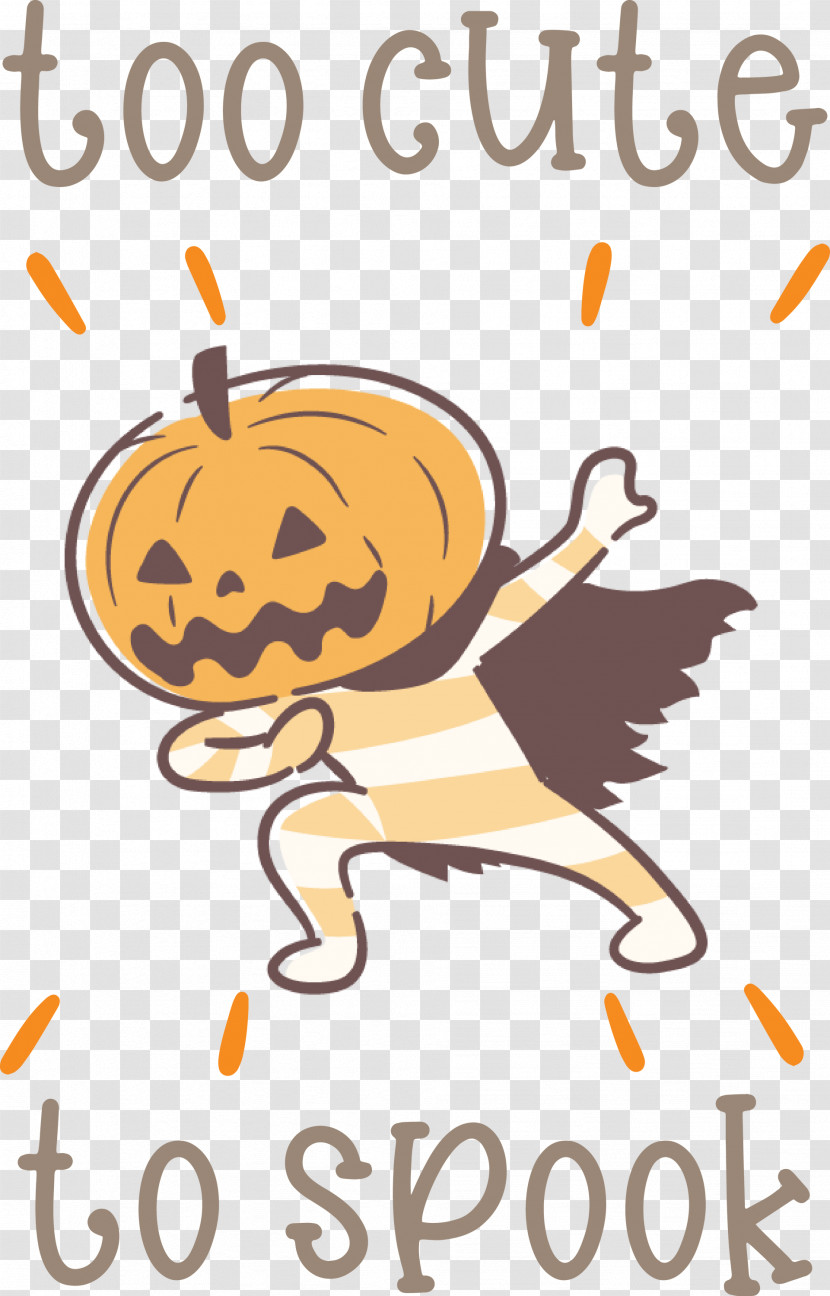 Halloween Too Cute To Spook Spook Transparent PNG