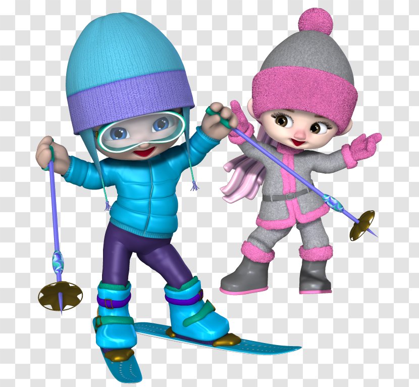 Doll Child Figurine Character Sport - Ski Facility Transparent PNG