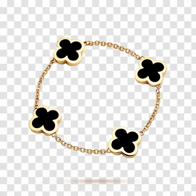 Bracelet Alhambra Van Cleef & Arpels Gold Jewellery - Chain Transparent PNG