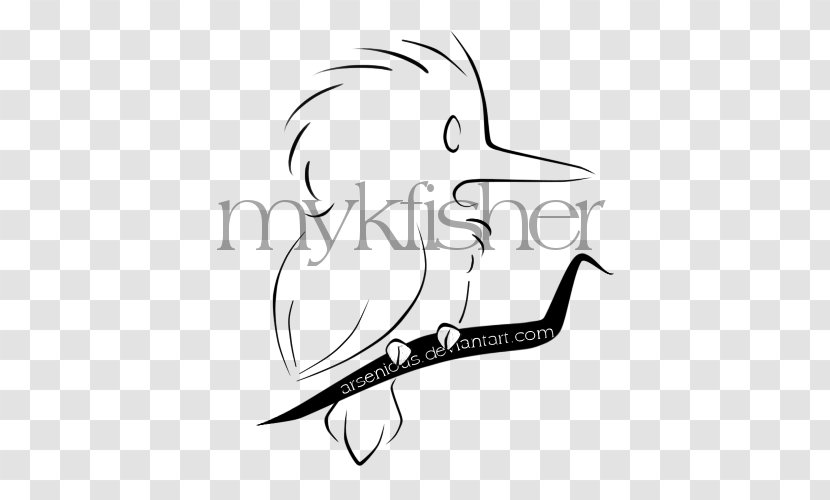 Beak Drawing Line Art Clip - Black And White Transparent PNG