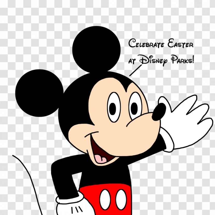 Mickey Mouse Felix The Cat Oswald Lucky Rabbit Easter Donald Duck - Cartoon Transparent PNG