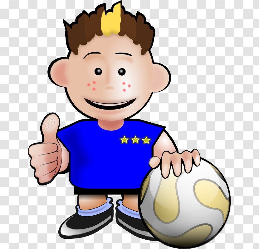 Football Player Clip Art - Scalable Vector Graphics - Cartoon Sport Pictures Transparent PNG