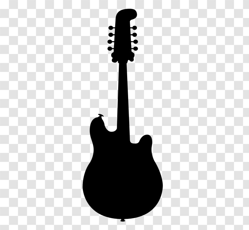 Fender Stratocaster Guitar Silhouette Musical Instruments - Instrument - Creative Transparent PNG