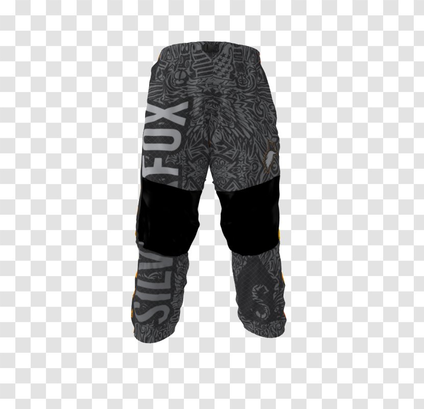 Jeans Denim Hockey Protective Pants & Ski Shorts - Black Transparent PNG