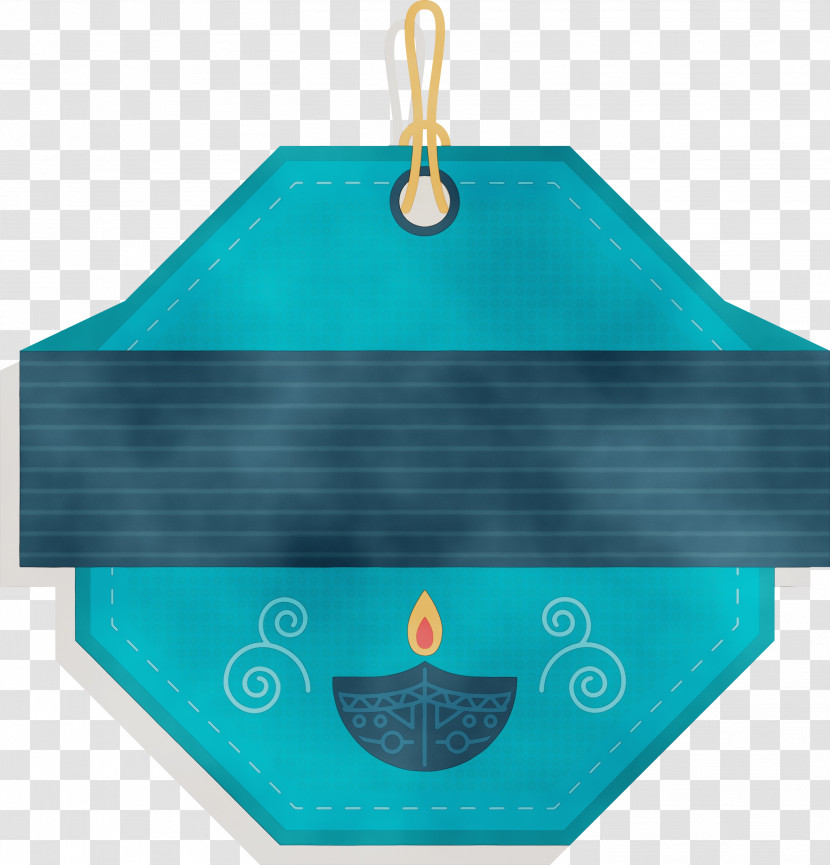 Turquoise Angle Transparent PNG