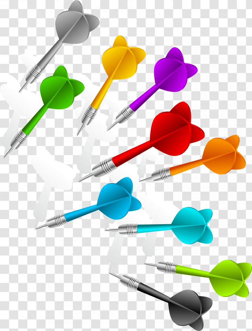 Darts Stock Photography Illustration - Colorful Simple Transparent PNG