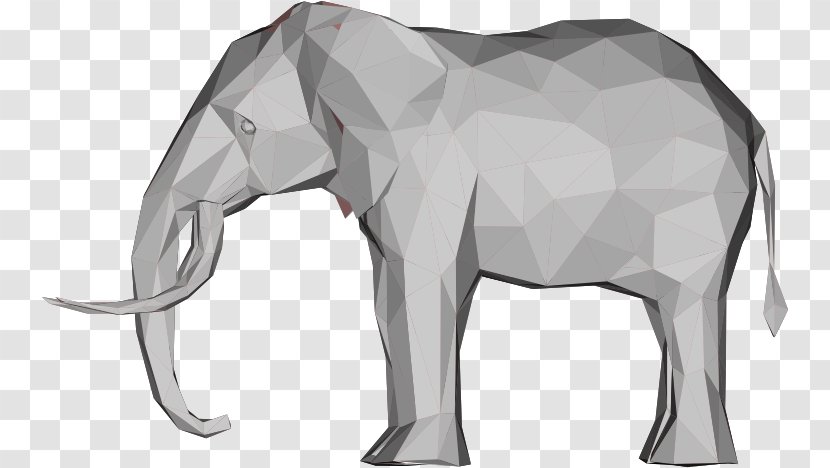 3D Computer Graphics Indian Elephant - Threedimensional Space - Joint Transparent PNG