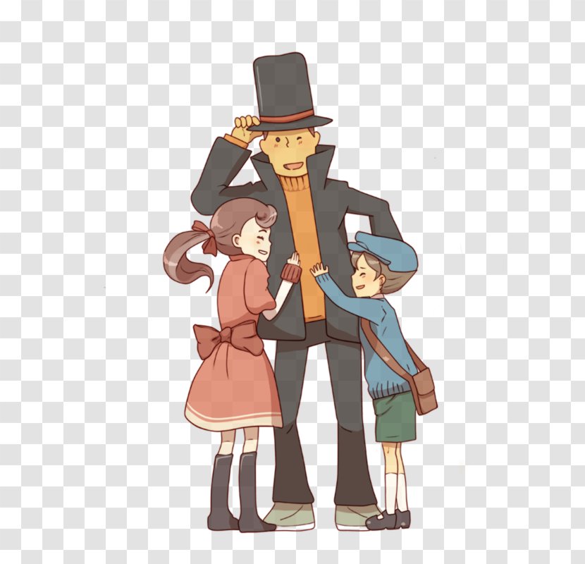 Professor Layton And The Miracle Mask DeviantArt Television - Cartoon - Flora Reinhold Transparent PNG