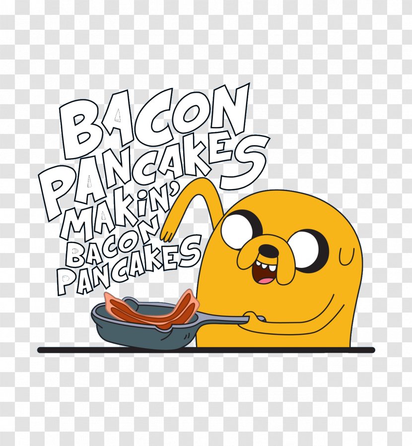 Bacon Pancakes Jake The Dog Cheeseburger - Pancake Transparent PNG