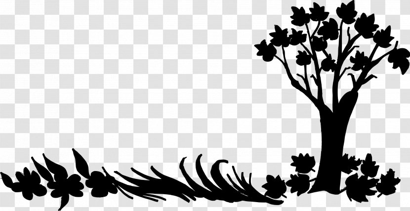 Clip Art Illustration Flower Leaf Plant Stem - Plants - Silhouette Transparent PNG