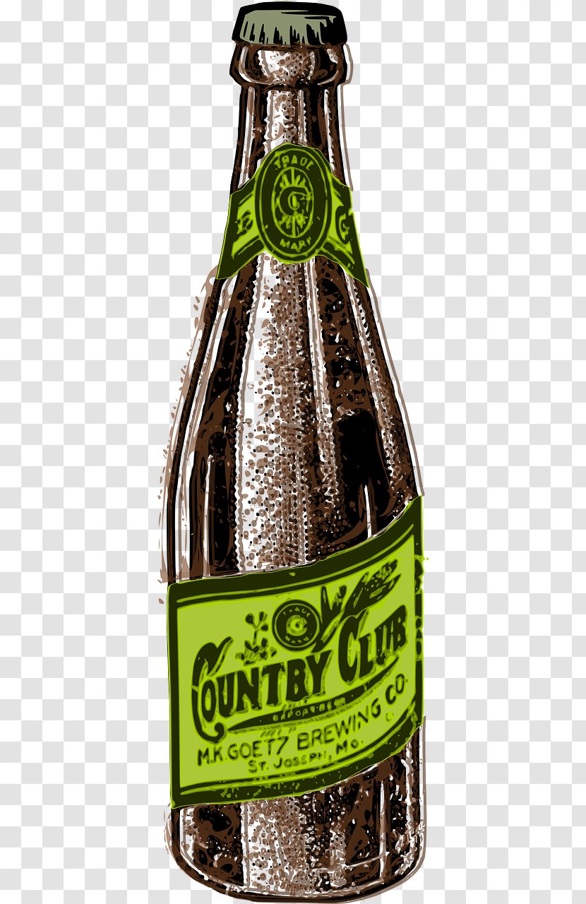 Beer Bottle Clip Art - Alcoholic Beverage - Exquisite Transparent PNG