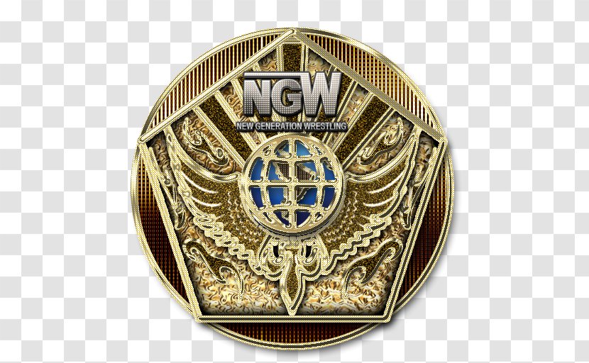 Gold Medal Emblem - Extreme Championship Wrestling Transparent PNG