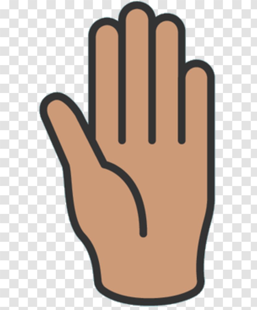 Thumb Clip Art Line Glove Safety - Hand - Finger Transparent PNG