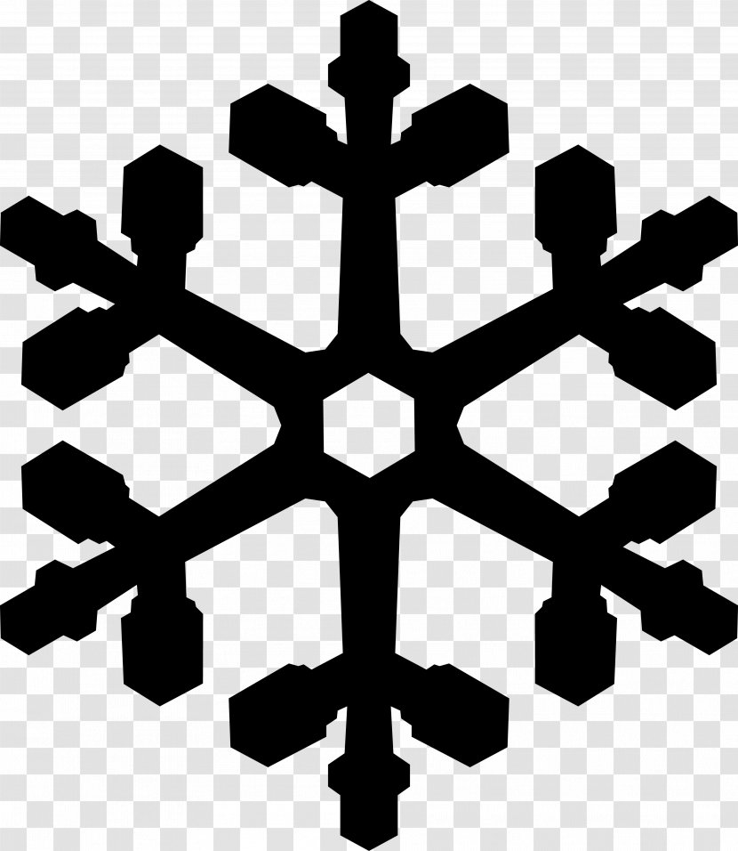 Snowflake - Cross Transparent PNG