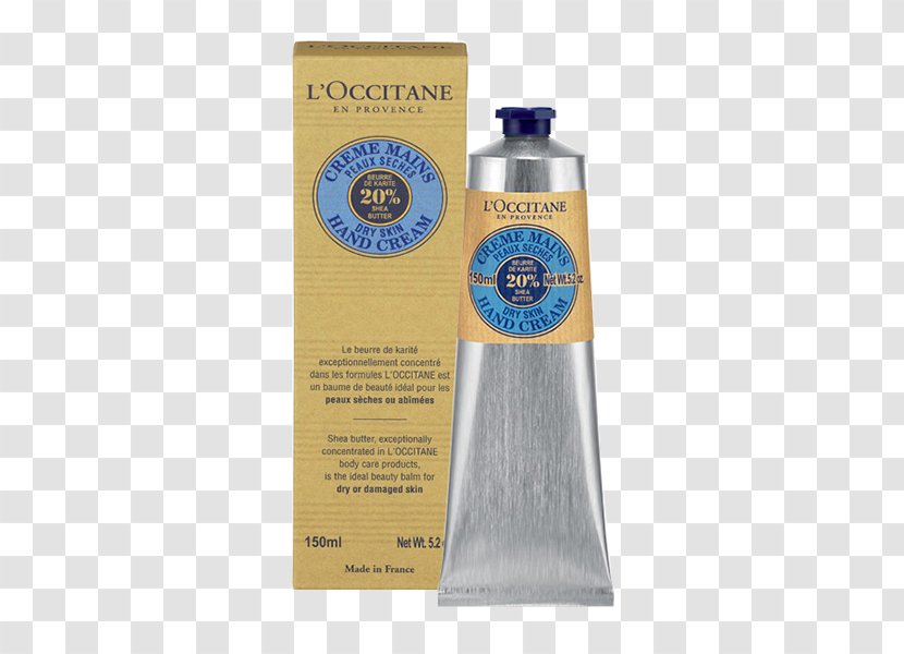 Lotion L'Occitane En Provence Shea Butter Hand Cream - Liquid - Handcream Transparent PNG