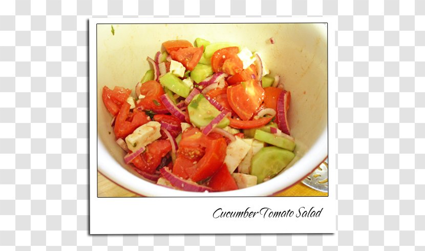 Vegetarian Cuisine Salad Vegetable Recipe Fruit - Tomato Transparent PNG
