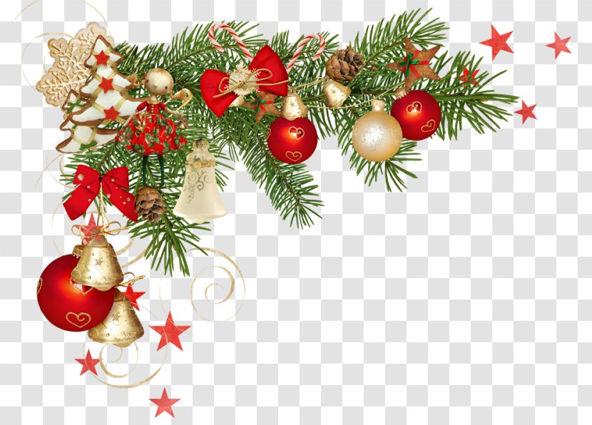 Christmas Decoration Santa Claus Clip Art - Tree - Birthday Decor Transparent PNG