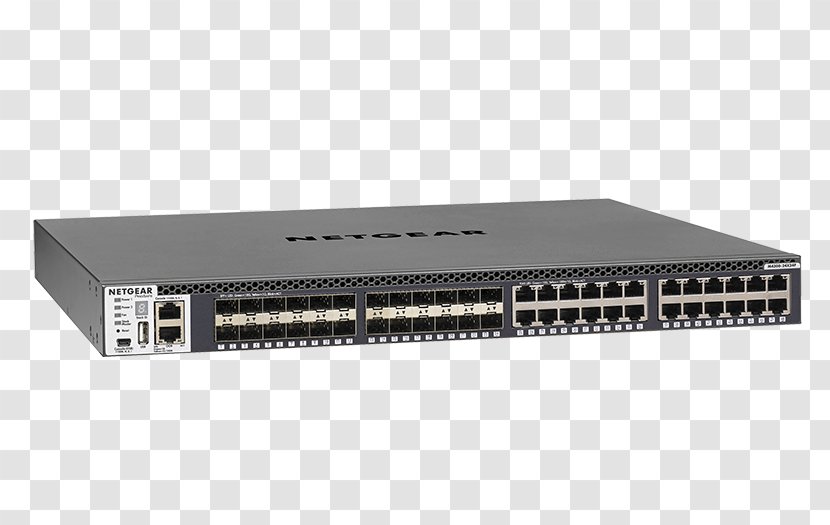 NETGEAR ProSAFE M4300-8X8F Network Switch 10 Gigabit Ethernet Port - Sfp - Netgear 24 Transparent PNG