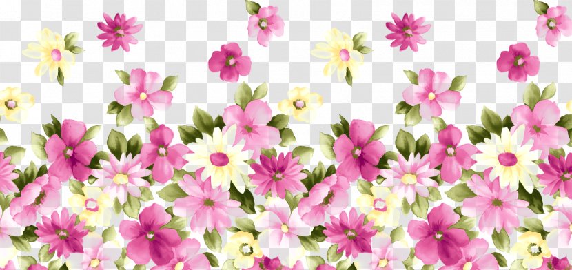 Flower Floral Design Pastel Wallpaper - Color - Flowers Transparent PNG