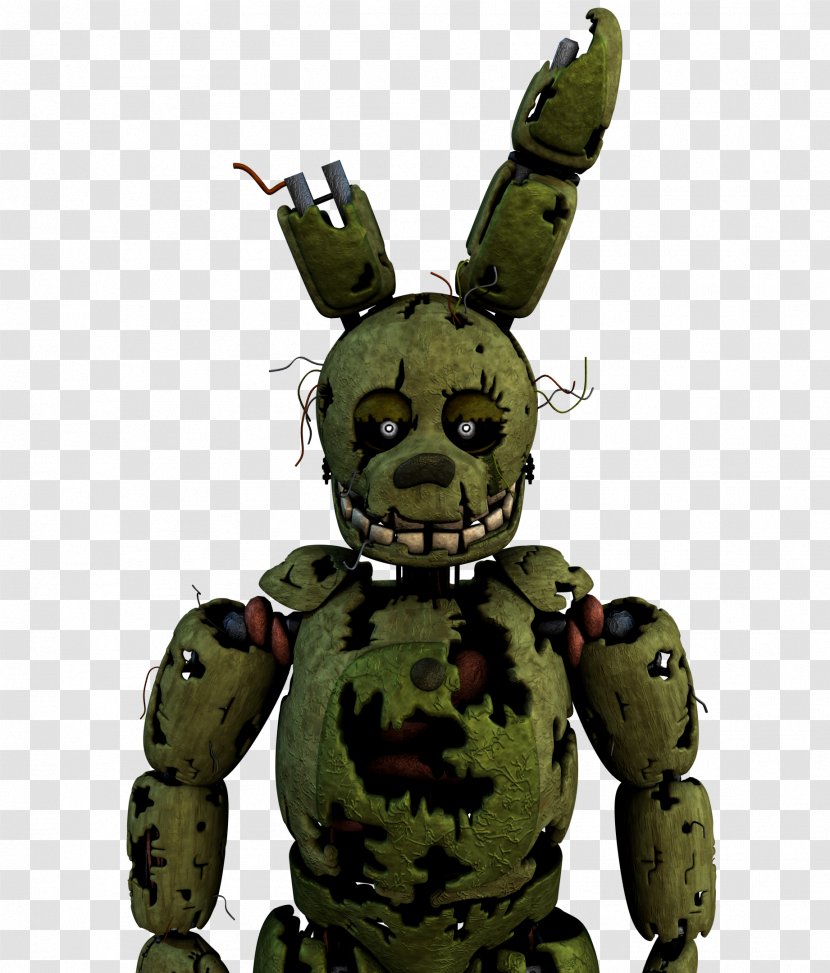 Five Nights At Freddy's 2 Animatronics Jump Scare .by YouTube - Fictional Character - Sprin Transparent PNG
