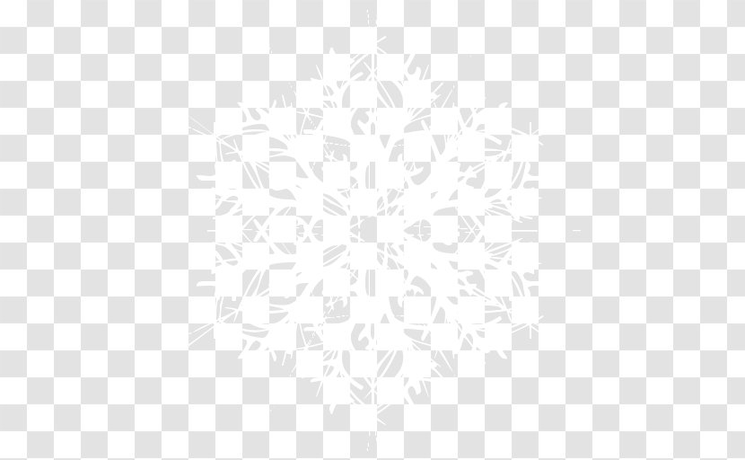 Black And White Point Angle Pattern - Texture - Snowflake Image Transparent PNG