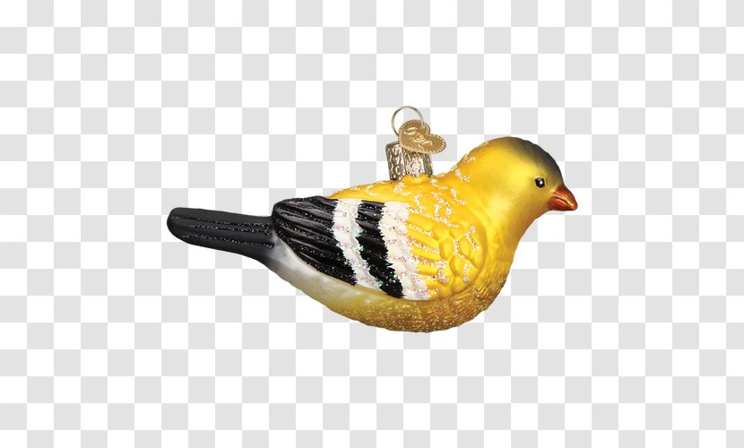 Christmas Ornament American Goldfinch European Beak - Melting - Woodstock Stencil Transparent PNG