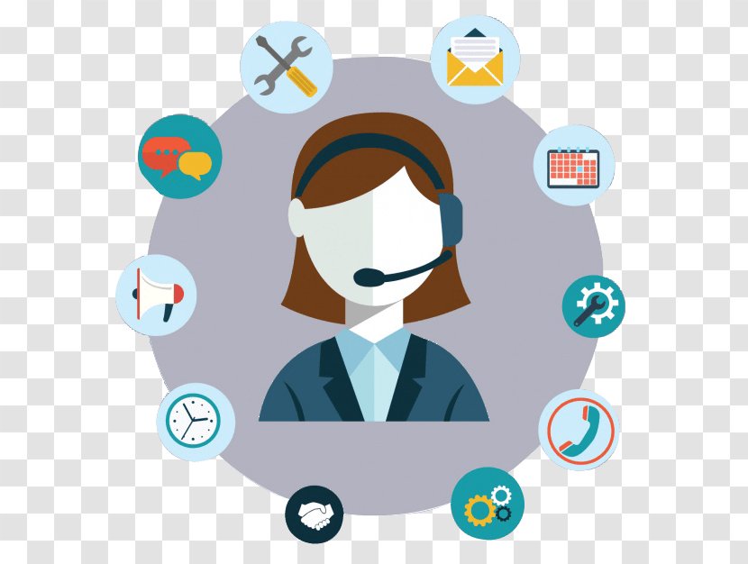 Customer Service Consumer Technical Support - Retail - Call Center Agent Cartoon Transparent PNG