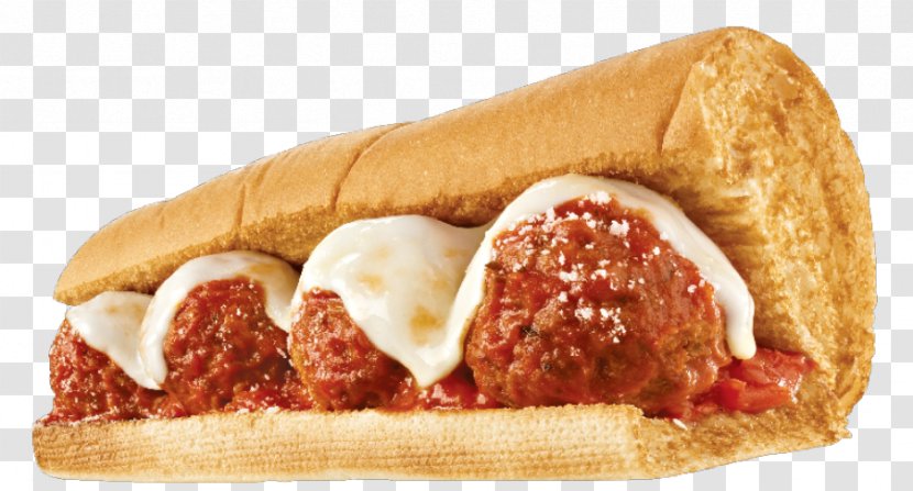 Submarine Sandwich Meatball Marinara Sauce Italian Cuisine Salami - Subway - Baked Ham Transparent PNG