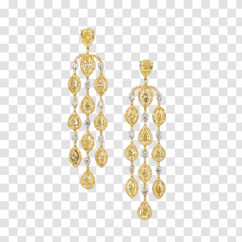 Earring Jewellery Necklace Bead Gold Transparent PNG