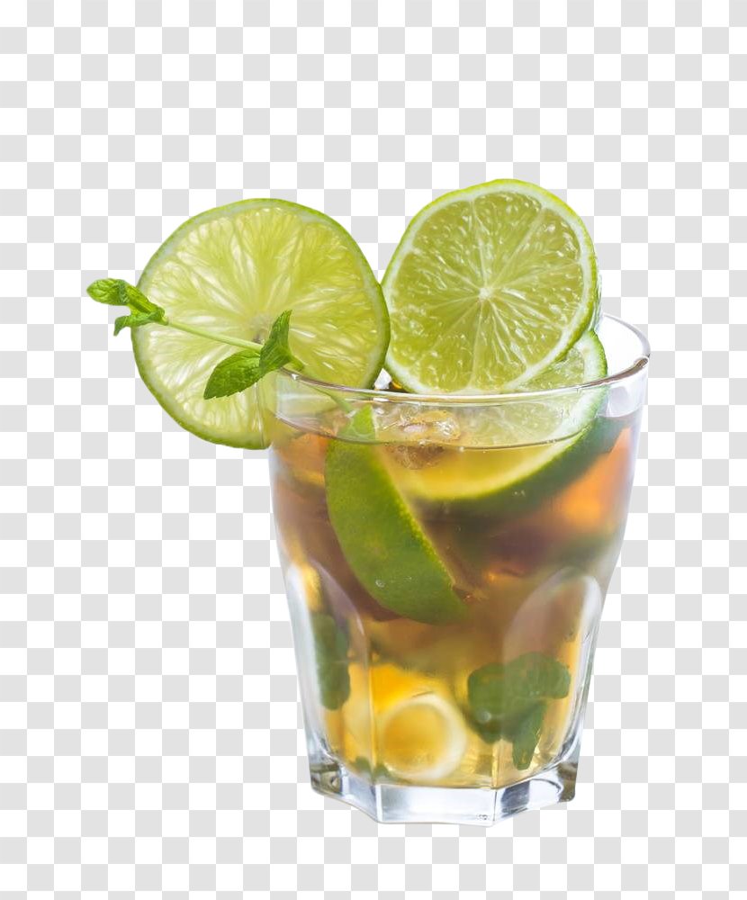 Ice Cream Caipirinha Fizzy Drinks Rum And Coke Juice - Garnish - Lemon Transparent PNG