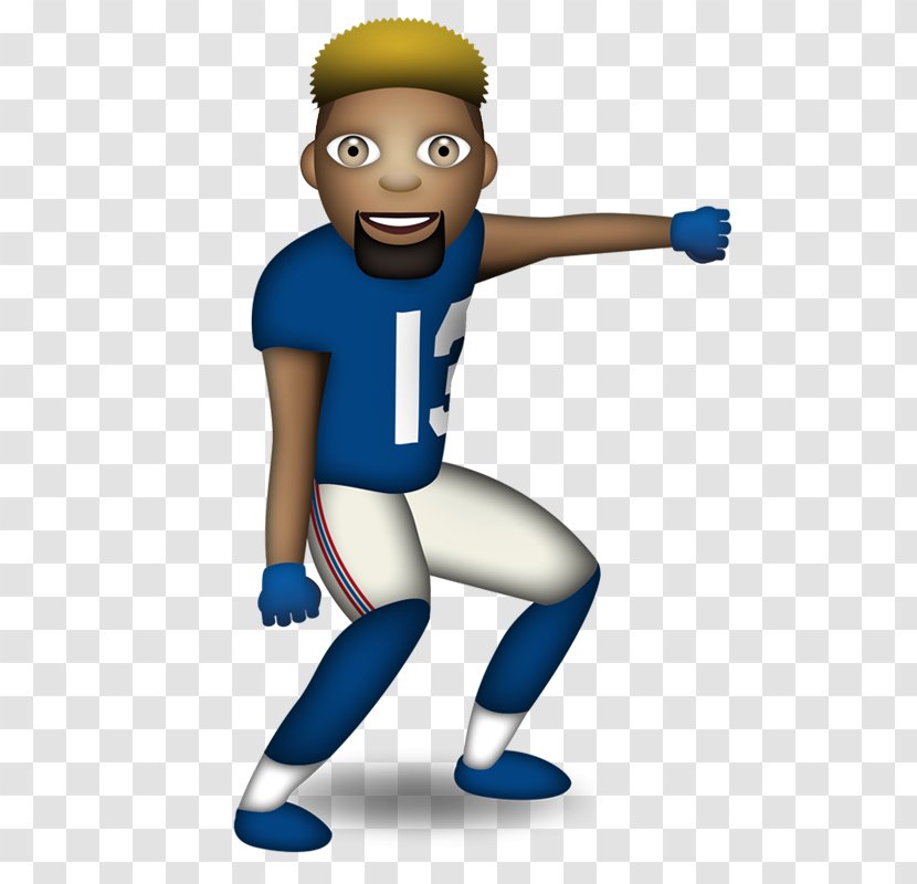 T-shirt Odell Beckham Jr. Emoji Polyester Printing - Sports Equipment - Cam Newton Transparent PNG