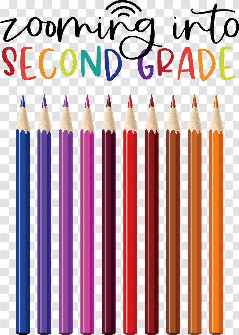 Back To School Second Grade Transparent PNG