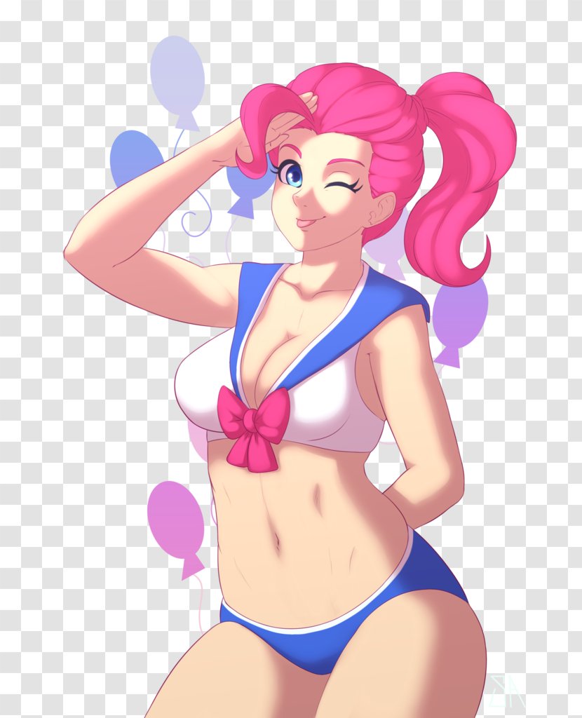 Pinkie Pie Illustration DeviantArt Sailor Moon - Silhouette Transparent PNG