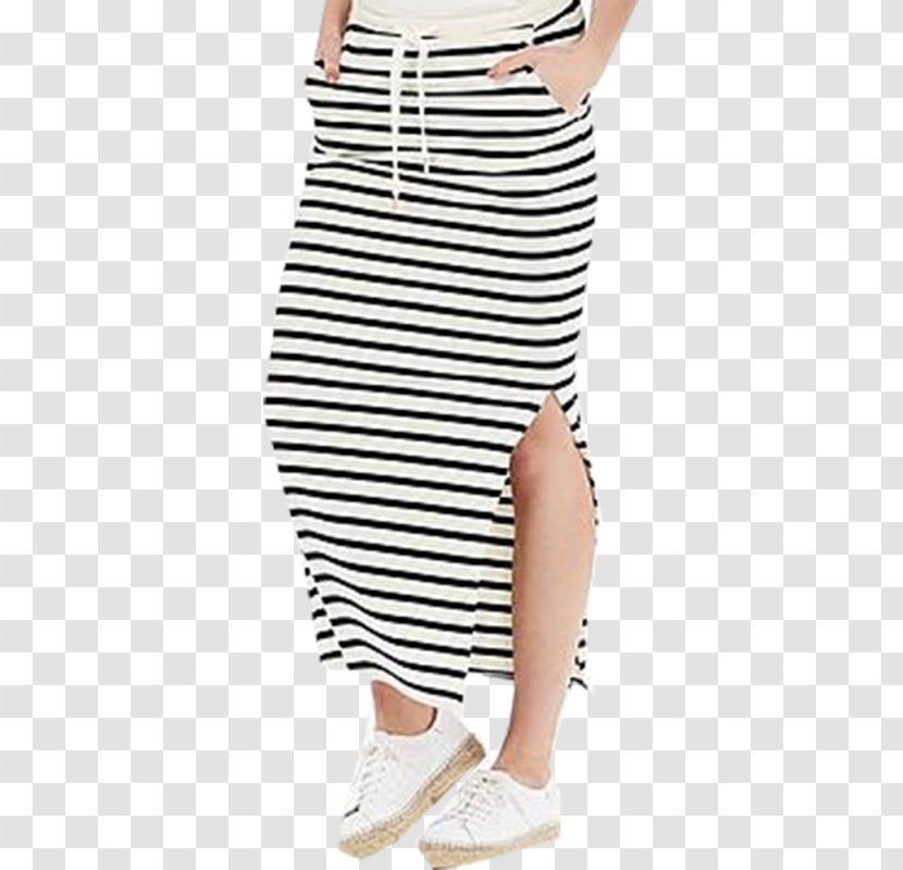 White Skirt Blue Denim Waist - Zip Bag Transparent PNG