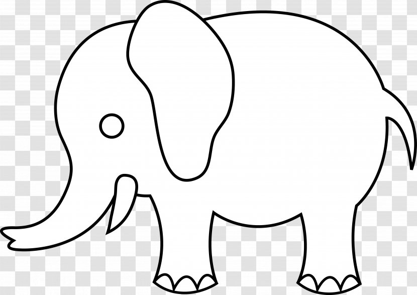 Line Art Drawing Elephant Clip - Heart - PEOPLE EATING Transparent PNG
