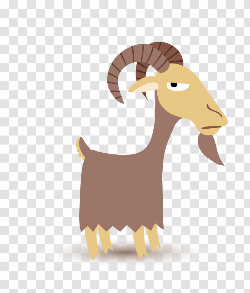 Goat Sheep Illustration - Cartoon - Cute Lamb Transparent PNG