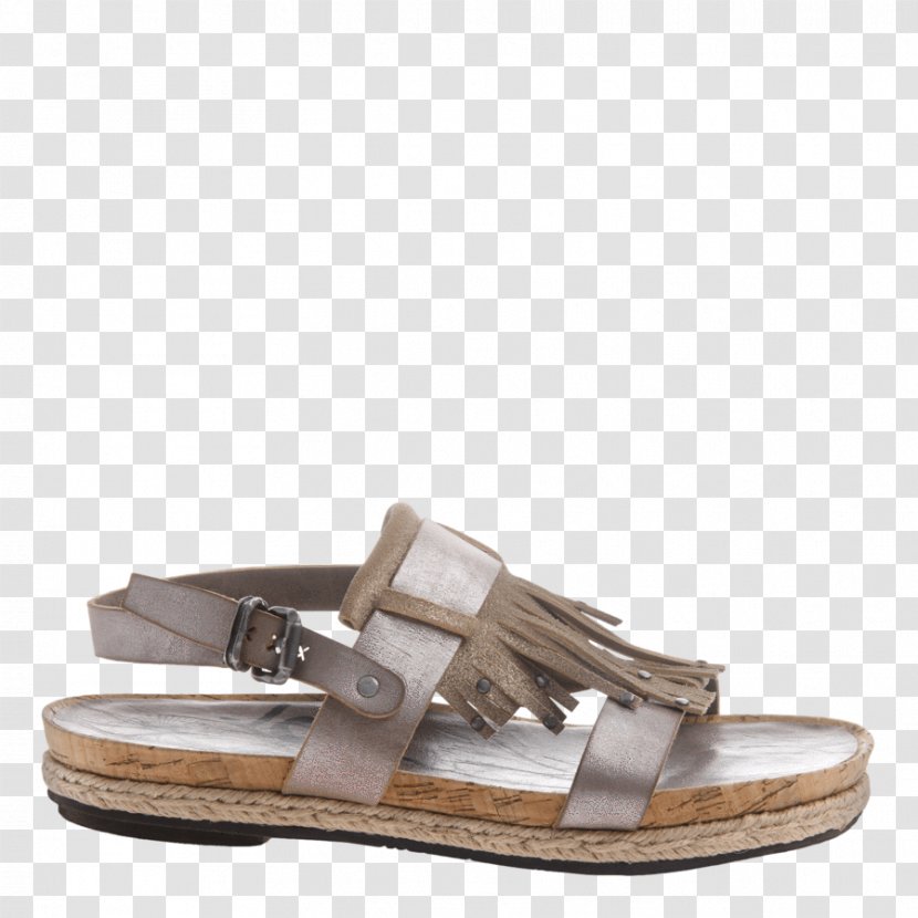 Slide Sandal Shoe - Beige - Flat Footwear Transparent PNG