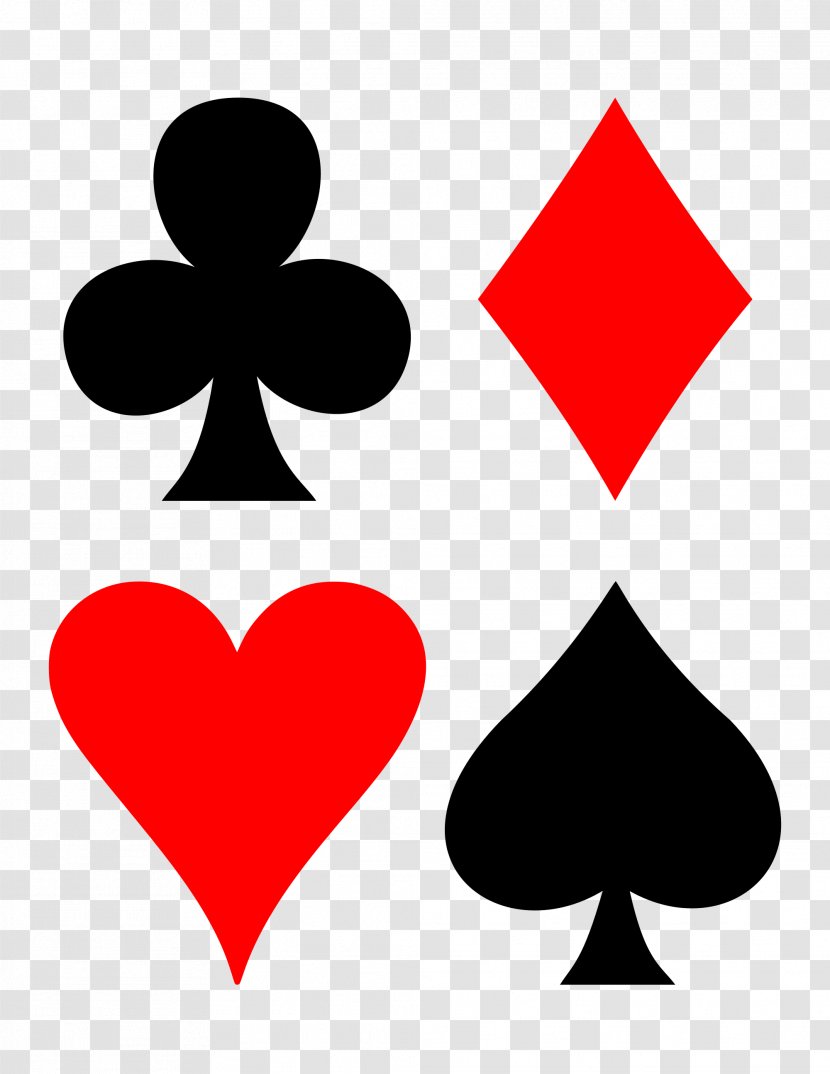 Playing Card Suit Clip Art Spades Clubs - Red - Spade Image Transparent PNG