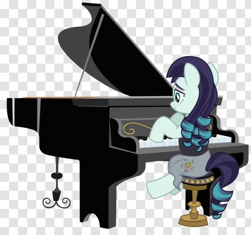 My Little Pony Cartoon DeviantArt Piano - Playing The Transparent PNG