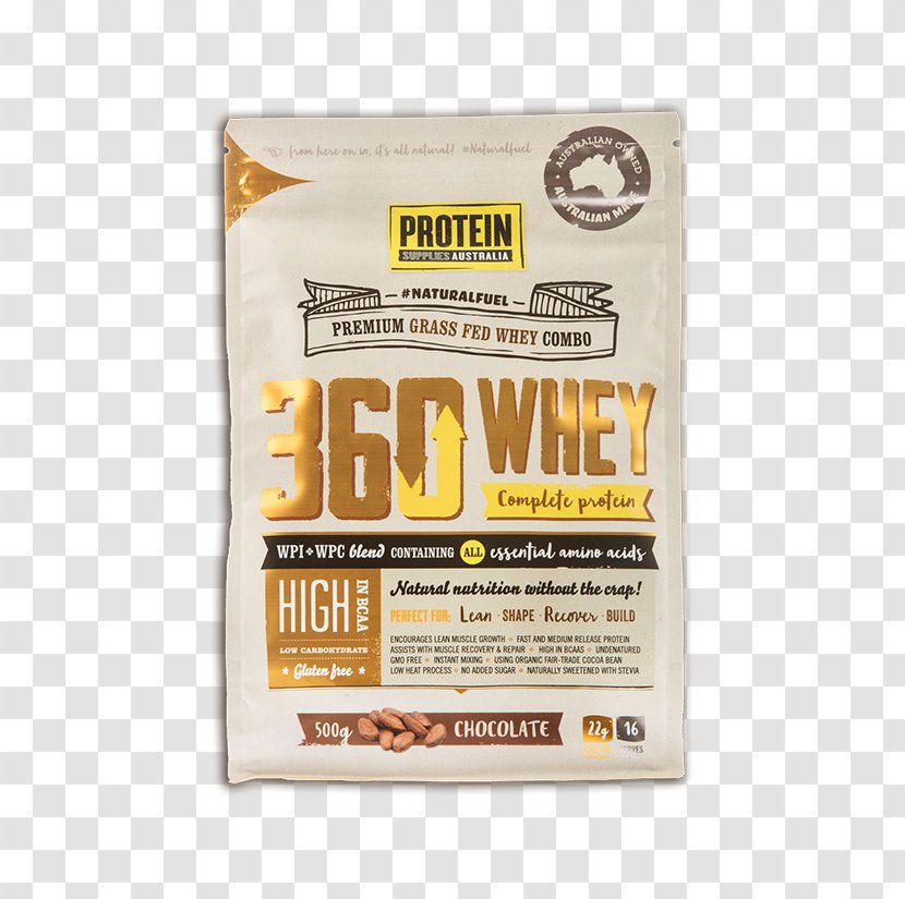 Milk Whey Protein Isolate Supplies Australia 360 Chocolate - Powdered Transparent PNG