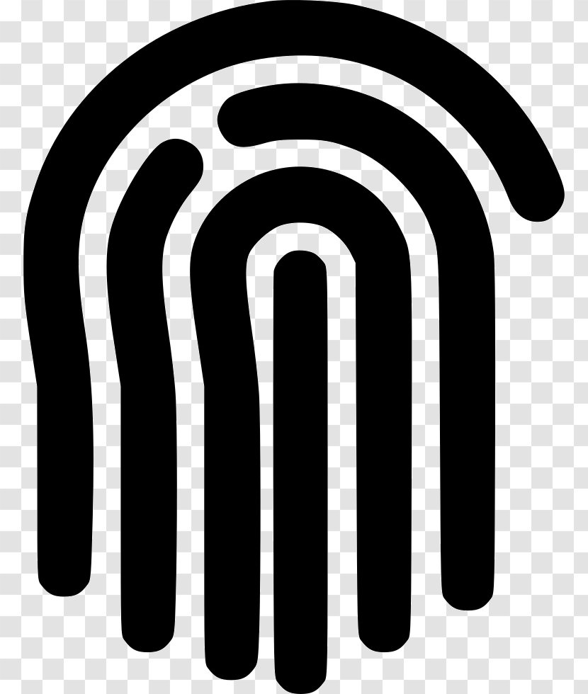 Logo Product Black & White - M - Clip Art BrandIco Fingerprint Transparent PNG